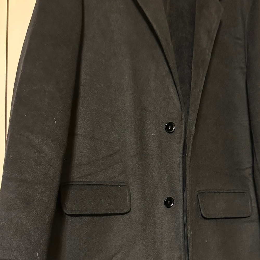 Oversized Black women’s Trench Coat - Picture 4 of 5
